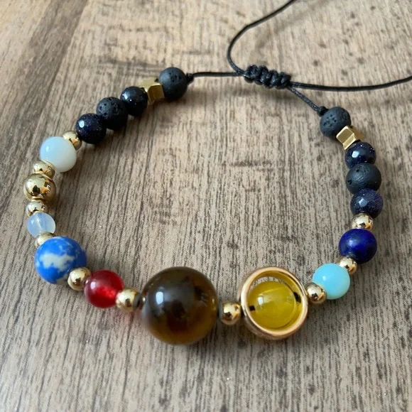 solar system adjustable bracelet! never worn! - Picture 3 of 5